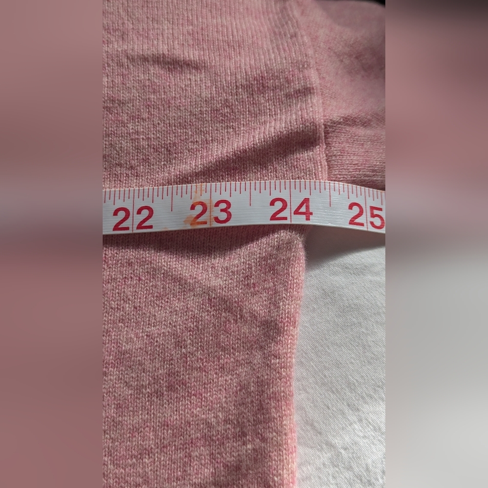 Woolovers Cashmere & Merino Wool Tunic Sweater Light Pink Large Large (US 12/14) - Picture 11 of 13